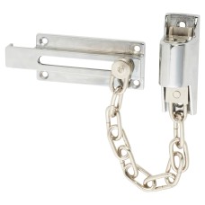 Exel Locking Door Chain - Polished Chrome