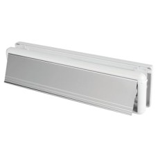 Yale Seal Letter Plate - 304 x 70mm - Door Thickness 20-40mm - Polished Chrome