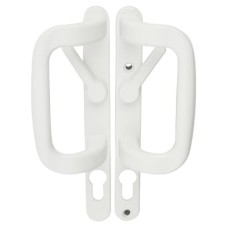 Trojan uPVC Patio Lock Door Handle - Euro - White