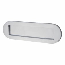 Radius Letter Plate - 254 x 77mm - Polished Chrome