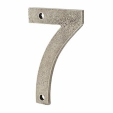 Finesse 76mm Screw Fix Door Numeral - 7 - Pewter
