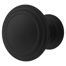 Exel Hythe Round Cabinet Knob - 30mm Diameter - Matt Black