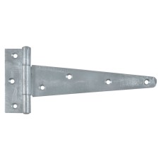 Heavy Duty Gate/Door Tee Hinge - 200 x 28mm - Galvanised - Pair