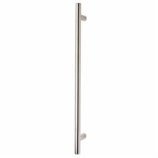 Exel 30mm T-Bar Door Pull Handle - Bolt Fix - 450mm Centres - Polished Stainless Steel