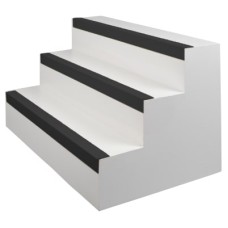 EdgeGrip Heavy Duty Anti Slip Stair Nosing Strip - 3000 x 55 x 55mm - Black
