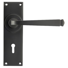 From The Anvil Aged Bronze Keyhole Door Handle - Avon Range - 152 x 48mm