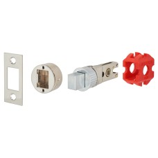 Jigtech Smartbolt Bathroom Bolt - 45mm Backset - Polished Chrome