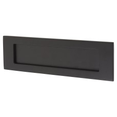 Letter Plate - 254 x 74mm - Matt Black