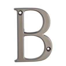 76mm Screw Fix Door Letter - B - Satin Bronze