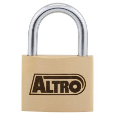 Exel Solid Brass Padlock - 40mm Body - 21 x 20mm Shackle - Keyed to Differ