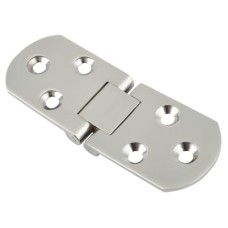 Counter Flap Cabinet Hinge - 80 x 30 x 2.5mm - Polished Chrome - Pair