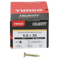 TIMCO Velocity Pozi Countersunk Wood Scr...