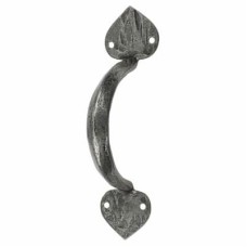 Olde Forge Gothic D-Bar Cabinet Pull Handle - 110mm Centres - Pewter