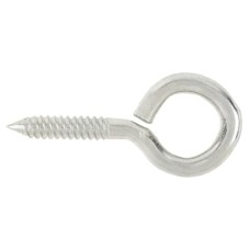 Eyes to Screw - 75mm Length - Zinc Plated - Pack of 10