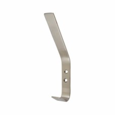 Exel Flat Single Hat & Coat Hook - 175 x 20mm - Satin Stainless Steel