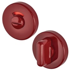 Hoppe AR600/29 Nylon Bathroom Turn & Release with Indicator - 52mm Diameter - Rouge Red