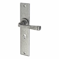 Olde Forge Pewter Keyhole Lock Door Hand...