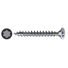 SPAX T-Star Plus Torx Countersunk Wood Screws - 6.0 x 80mm - WIROX Zinc Plated - Pack of 100
