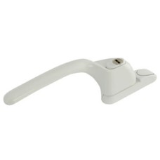 Fab & Fix uPVC/Timber Connoisseur Offset Locking Multipoint Window Handle - Left Hand - White