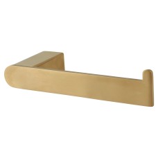 Exel Designer Square Toilet Roll Holder - 180 x 65 x 26mm - PVD Satin Brass