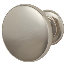 Crofts & Assinder Monmouth Round Cabinet Knob - 32mm Diameter - Polished Nickel