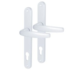 Hoppe Atlanta 1530/3830N uPVC Multipoint Door Handle - 140mm Bolt c/c - 92mm c/c - White