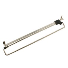 Pull Out Trouser Hanging Rail - 400 x 64mm - Nickel Plated