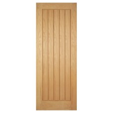 LPD Mexicano 5 Panel Pre-Finished Solid Internal Door - 1981 x 610 x 35mm - Oak