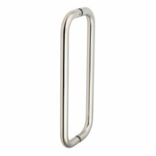 Exel 19mm D-Bar Door Pull Handle - Back to Back - 305mm Centres - Polished Stainless Steel