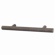 Exel 12mm T-Bar Cabinet Pull Handle - 96mm Centres - Brushed Pewter Effect