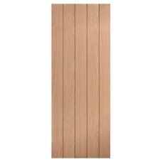 LPD Wexford 5 Panel Unfinished Solid Internal FD30 Fire Door - 1981 x 762 x 44mm - Oak 