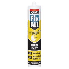 Soudal Fix All Turbo Sealant & Adhesive - 290ml - White