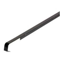 Exel 630mm Aluminium Worktop Straight Butt Joint - 30mm Worktop Thickness - Black