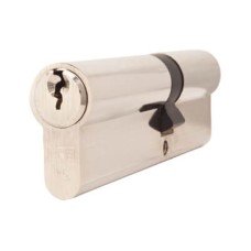 Exel 5 Pin 95mm Euro Double Cylinder - 40 + 55mm - Polished Nickel - Keyed to Differ