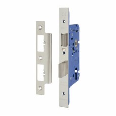 Hampstead Architectural DIN Euro Escape Sashlock - 85mm Case - 60mm Backset - Pol Stainless Steel