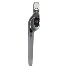 ERA uPVC Maxim Espagnolette Locking Multipoint Multi-Spindle Window Handle - L-Hand - Pol Chrome