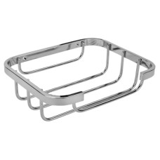 Croydex Wirework Small Shower Soap Dish Basket - 35 x 130 x 100mm - Stainless Steel