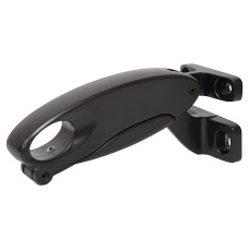 Strand Duoflex Flush Opener - Aluminium & Steel Windows - 150mm Throw - Matt Black