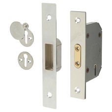Yale M552 5 Lever Deadlock - 64mm Case - 44mm Backset - Polished Chrome