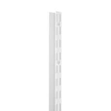 elfa Twin Slot Shelving System - Extension Shelf Wall Upright - 1148mm Length - White