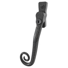 Mila Heritage Monkey Tail Locking Espagnolette Casement Window Handle - Left Hand - Heritage Pewter