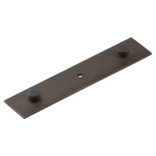 Frelan Hoxton Fanshaw Cabinet Knob Backplate Only - 140 x 30mm - Dark Bronze