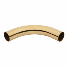 51mm Solid Brass 90° Curved Radius Elbow - Polished