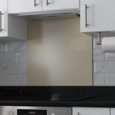 Exel Aluminium Kitchen Splashback - 600 x 750mm - Matt Light Ivory