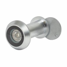 D&E Wide Angle 200° FD30 Door Viewer - Door Thickness 35-55mm - Satin Chrome