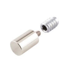 Bramah Rola Removable Egress Sash Window Stop - Polished Nickel - 10 Body + 20 Inserts