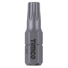 TIMCO Steel Driver Bits - Torx - T30 - 25mm Length - Pack of 10