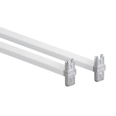 elfa Drawer Basket Tower - Top Only Crossbars - 450mm Width - White - Pair