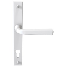 Mila Heritage uPVC Multipoint Door Handle - 92mm c/c - White