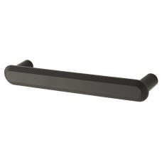 Hampstead Morley 19mm Bobbled D-Bar Cabinet Pull Handle - 1219mm Centres - Matt Black